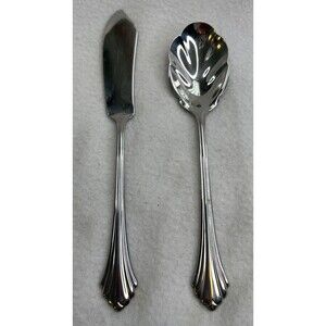 Oneida USA REMBRANDT Sugar Spoon & Master Butter Knife USA Flatware